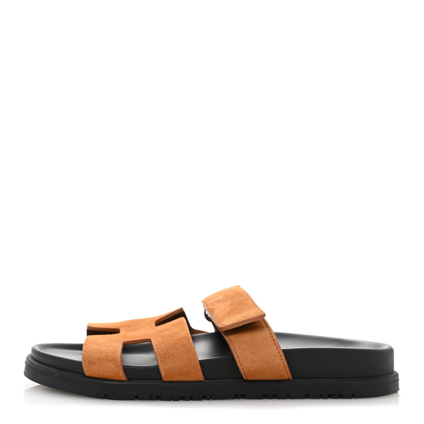 Suede Goatskin Womens Chypre Sandals 36.5 Naturel