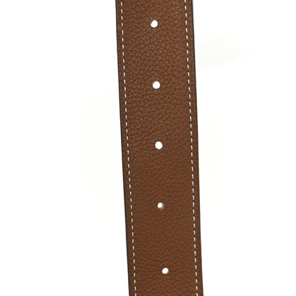 Hermes Box Togo 32mm Constance H Belt 80 32 Black Gold 4 of 4