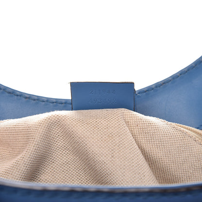 Gucci Python Medium Sukey Tote Blue 6 of 8