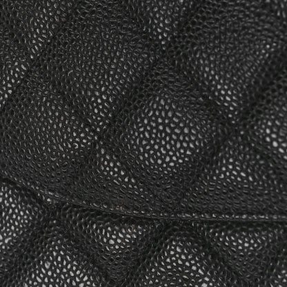 Chanel Caviar Quilted Jumbo Double Flap Black 10 of 17
