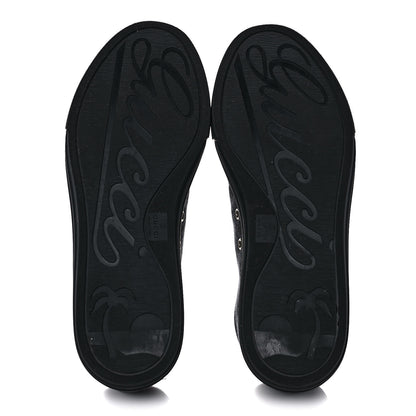 Gucci Monogram Mens Sneakers 9.5 Black Piombo 5 of 7