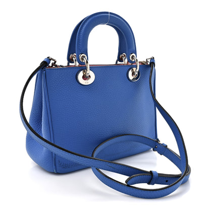 Christian Dior Bullcalf Small Diorissimo Tote Bleu Nosy Rose Tendre 3 of 12