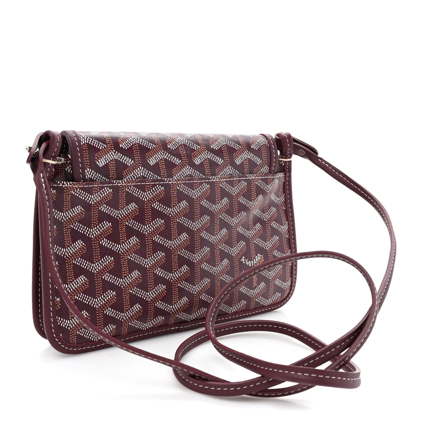 Goyardine Plumet Wallet Clutch Burgundy