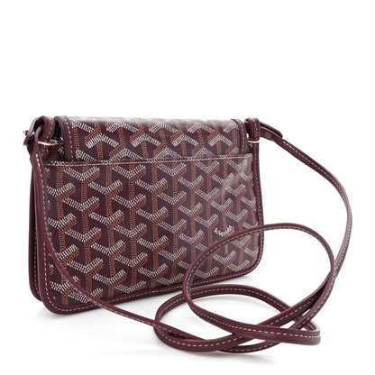 Goyard Goyardine Plumet Wallet Clutch Burgundy 3 of 11