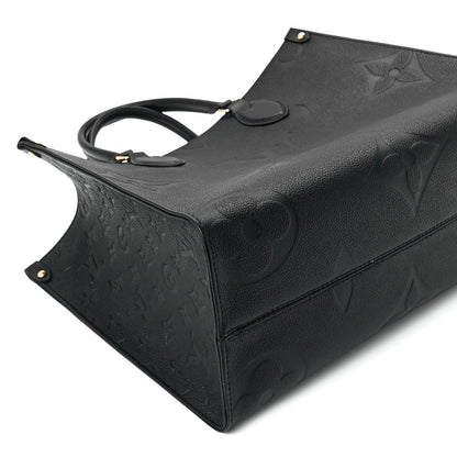 Louis Vuitton Empreinte Monogram Giant Onthego MM Black 9 of 10