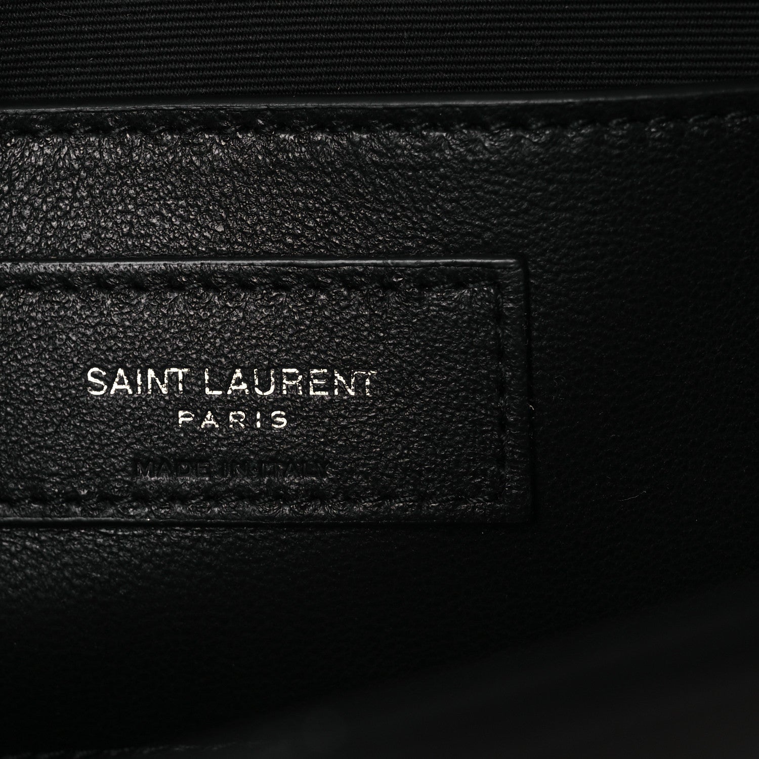 Saint Laurent Lambskin Quilted Kate Clutch Black 6 of 11