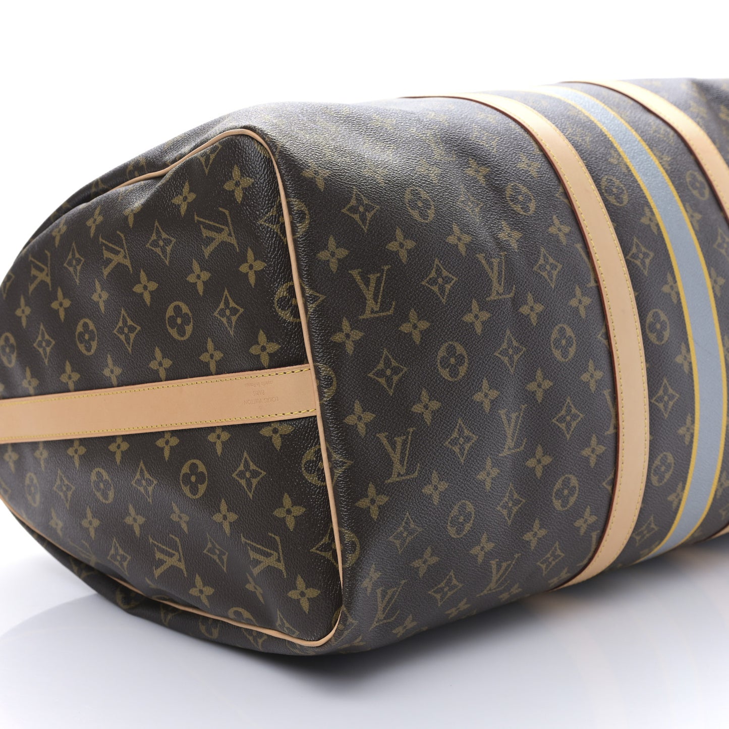 Monogram My LV Heritage Keepall Bandouliere 55 Bleu Clair Jaune