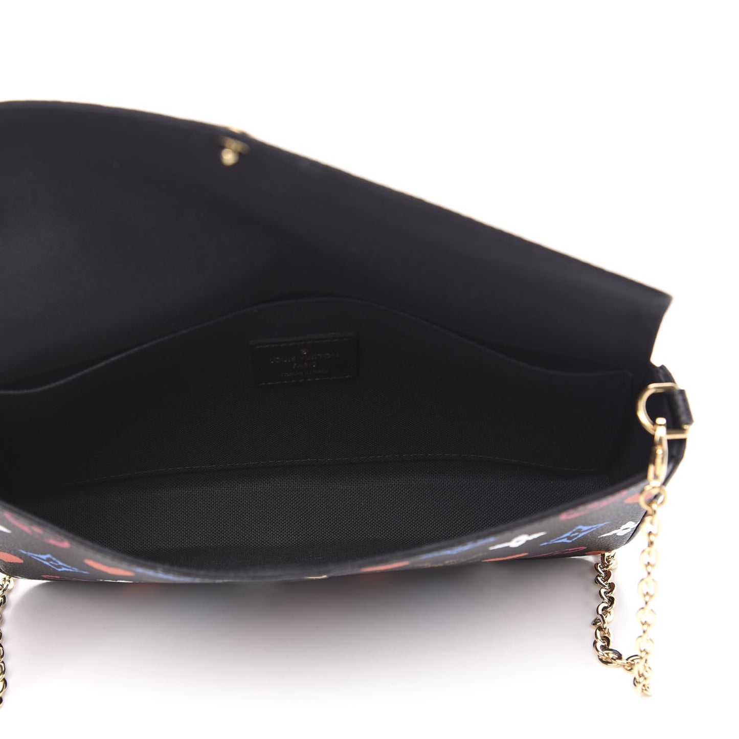 Game On Felicie Chain Wallet Black