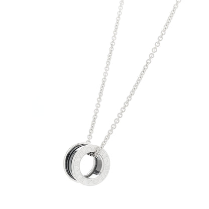 Bulgari Sterling Silver Ceramic Save The Children Pendant Necklace 3 of 7