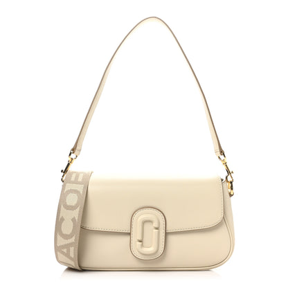 Marc Jacobs Calfskin The Clover Shoulder Bag Cloud White 1 of 9