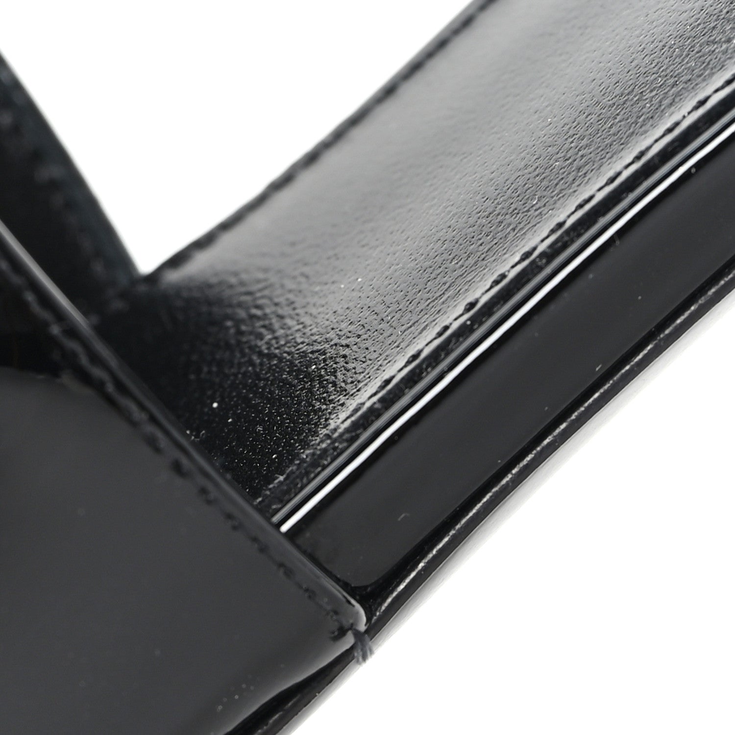 Saint Laurent Patent Calfskin Jacqueline 75 Slingback Pumps 38 Black 10 of 11