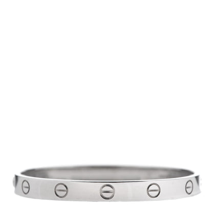 Cartier 18K White Gold LOVE Bracelet 16 3 of 7