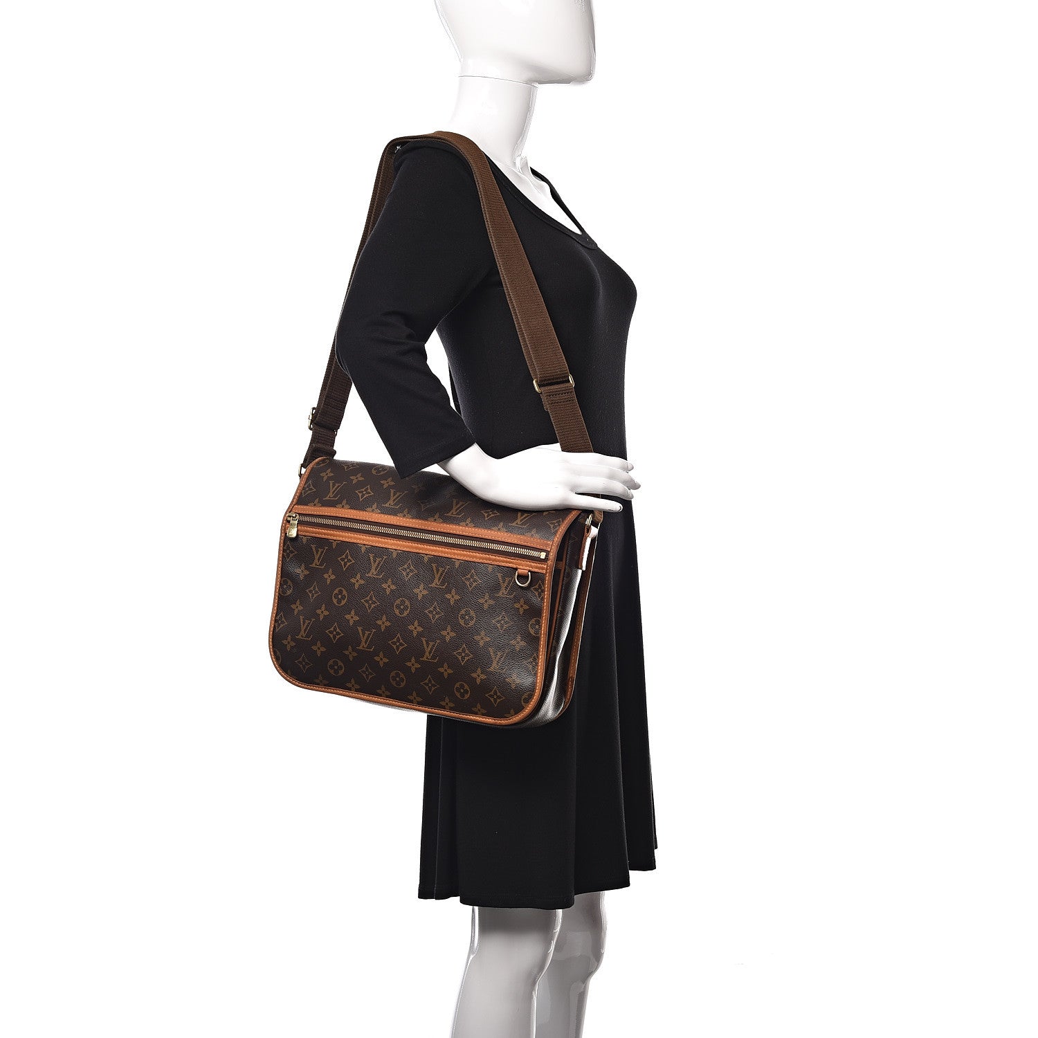 Louis Vuitton Monogram Bosphore GM Messenger Bag 2 of 16