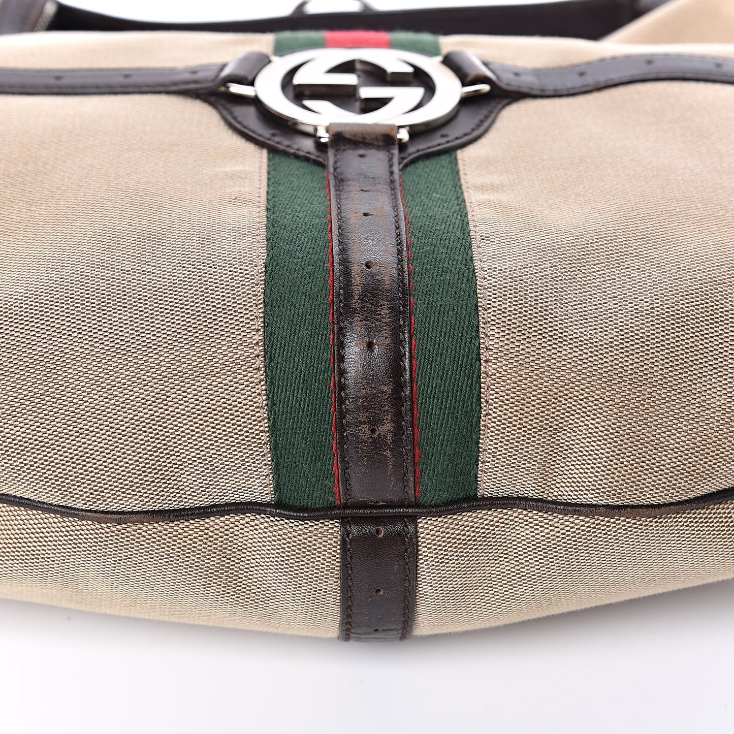 Canvas Web GG Reins Hobo Brown