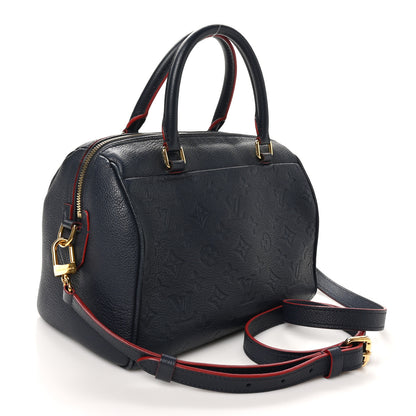 Louis Vuitton Empreinte Speedy Bandouliere 25 NM Marine Rouge 3 of 11