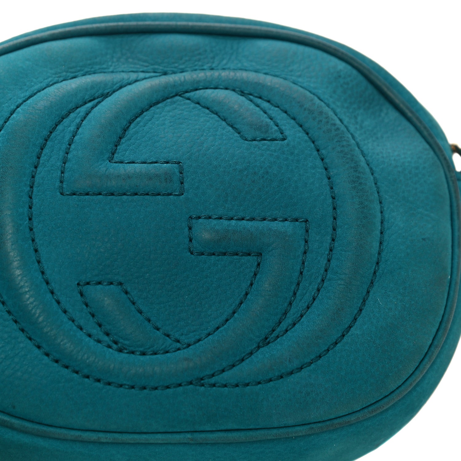 Gucci Vitello Range Mini Soho Chain Bag Deep Cobalt 15 of 17