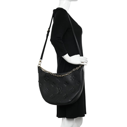 Louis Vuitton Empreinte Monogram Giant Loop Hobo Black 2 of 11