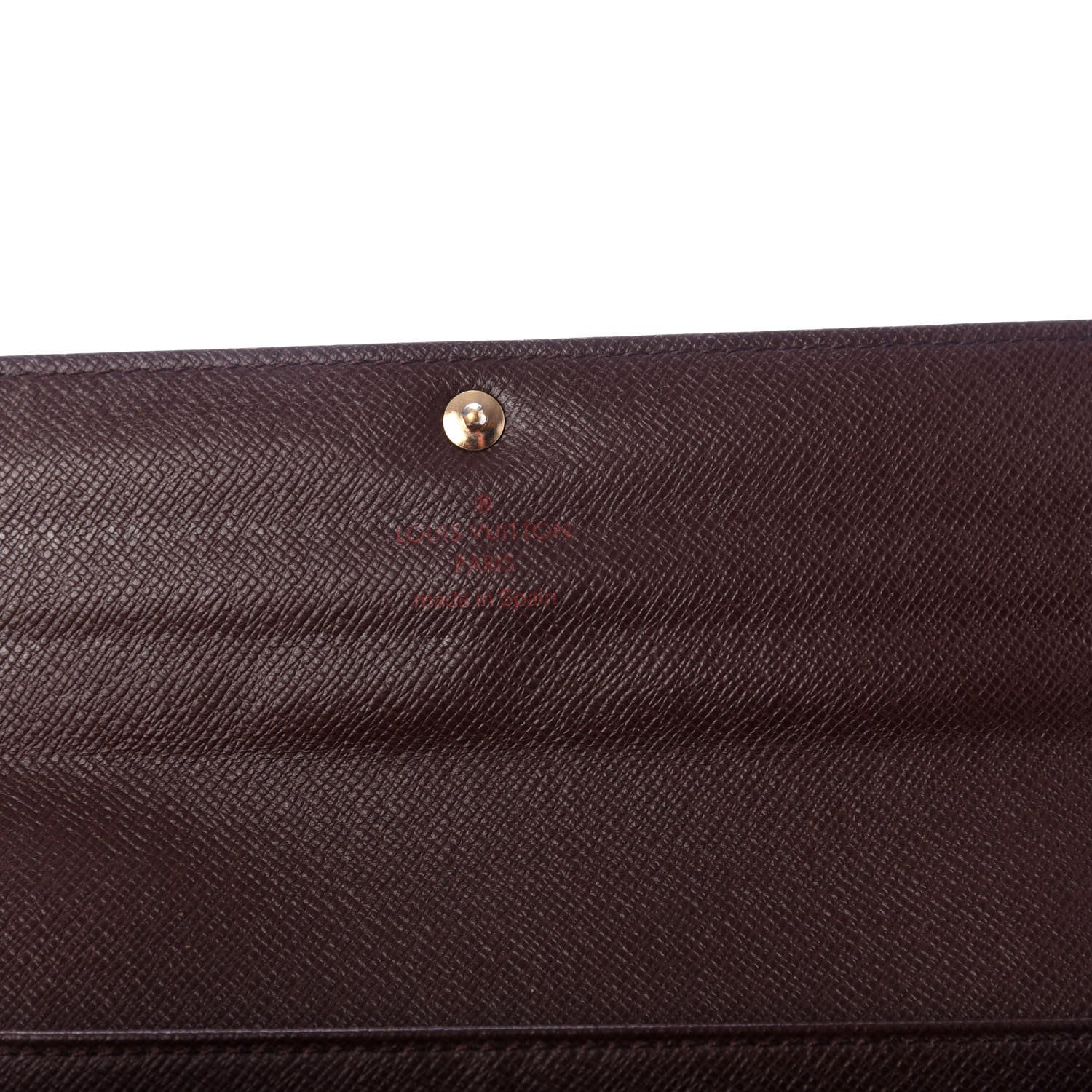Louis Vuitton Damier Ebene Sarah Wallet 6 of 9
