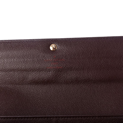 Louis Vuitton Damier Ebene Sarah Wallet 6 of 9