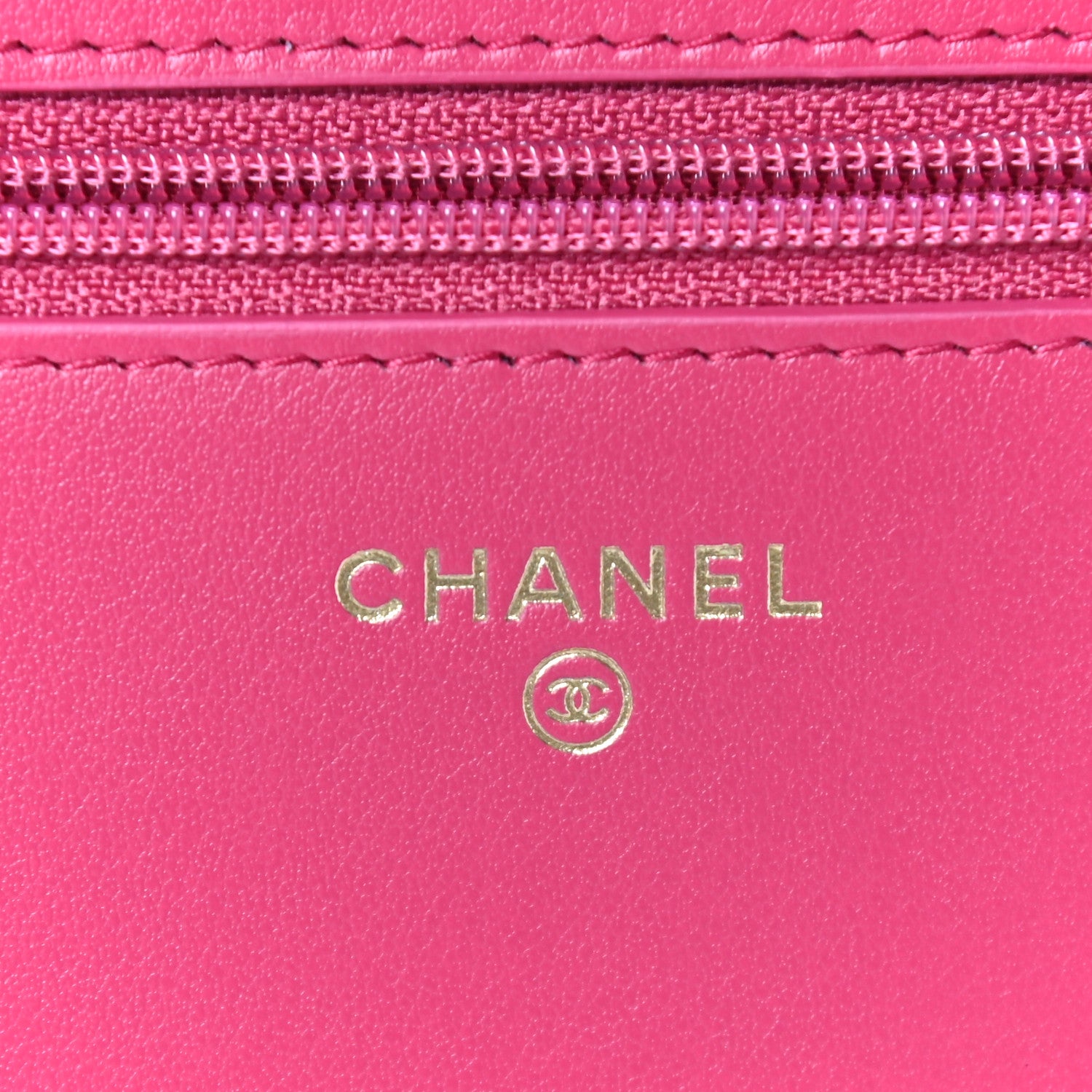 Chanel Tweed Calfskin Signe Wallet On Chain WOC Black Pink 6 of 14
