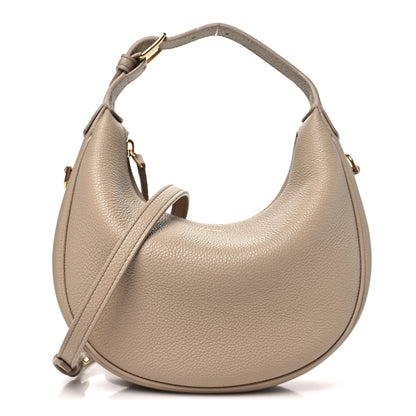 Celine Supple Grained Calfskin Teen Lulu Shoulder Bag Safari 1 of 10