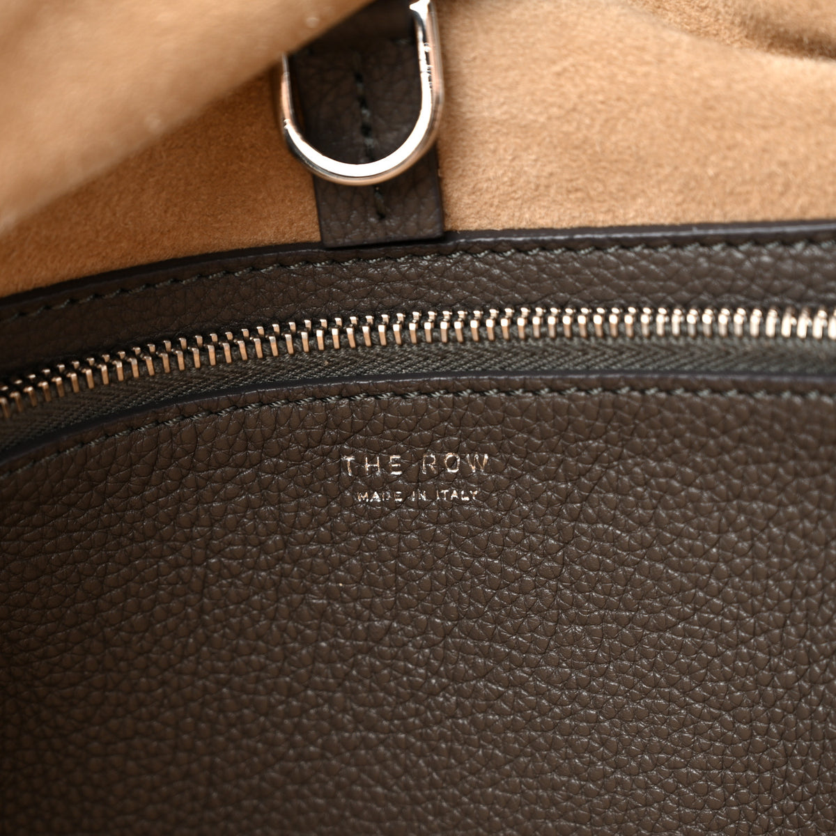 Calfskin Small Mail Bag Ash Grey