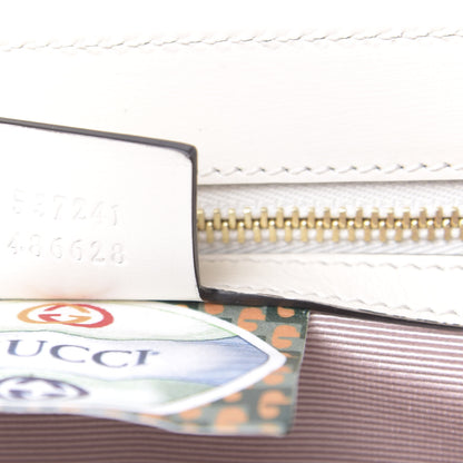 Gucci Vitello Palmellato Lux Crystal Medium Rajah Shoulder Bag Mystic White Multicolor 7 of 11