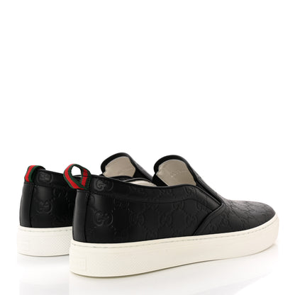 Gucci Guccissima Mens Dublin Slip On Sneakers 11.5 Black 4 of 8