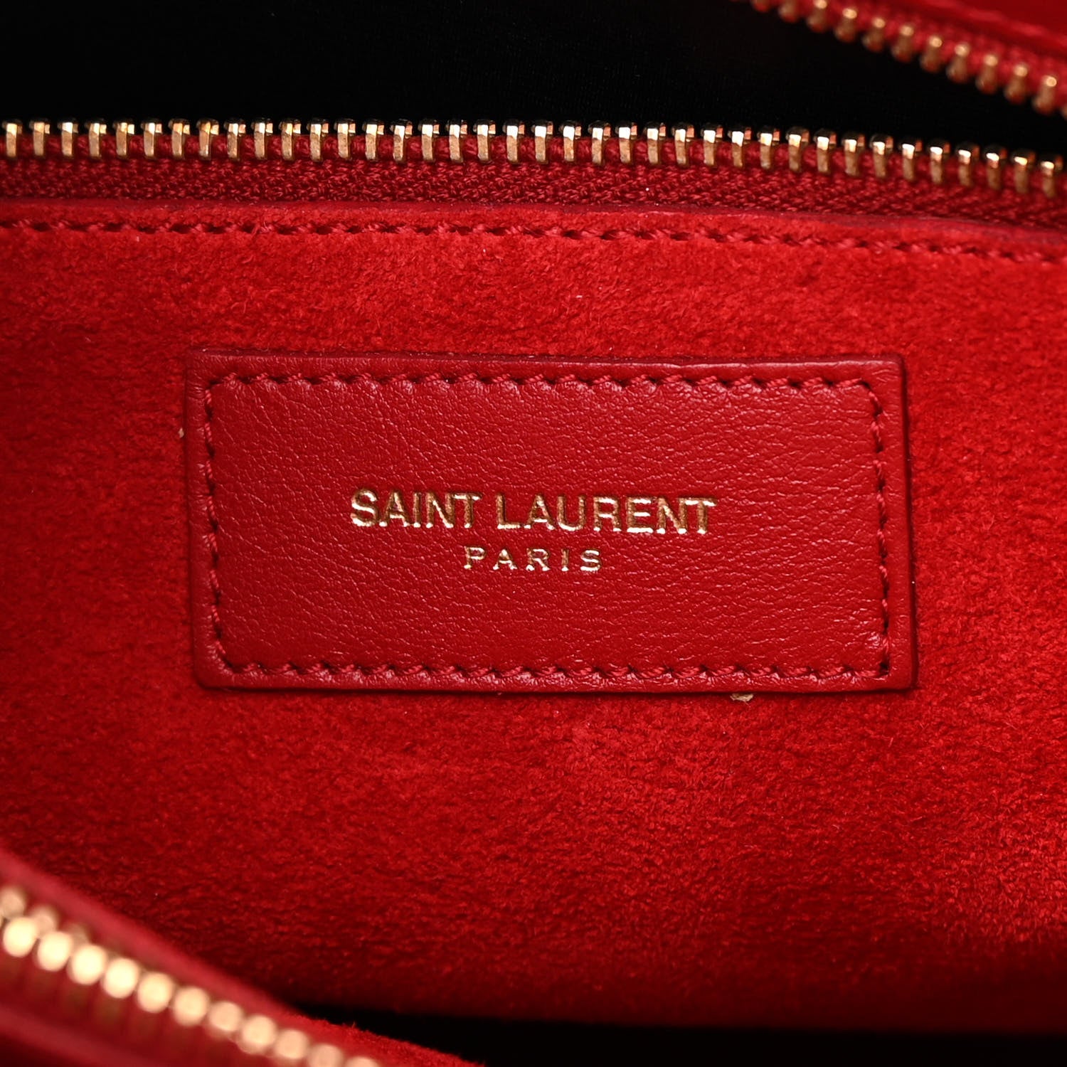 Saint Laurent Calfskin Small Sac De Jour Lipstick Red 7 of 19