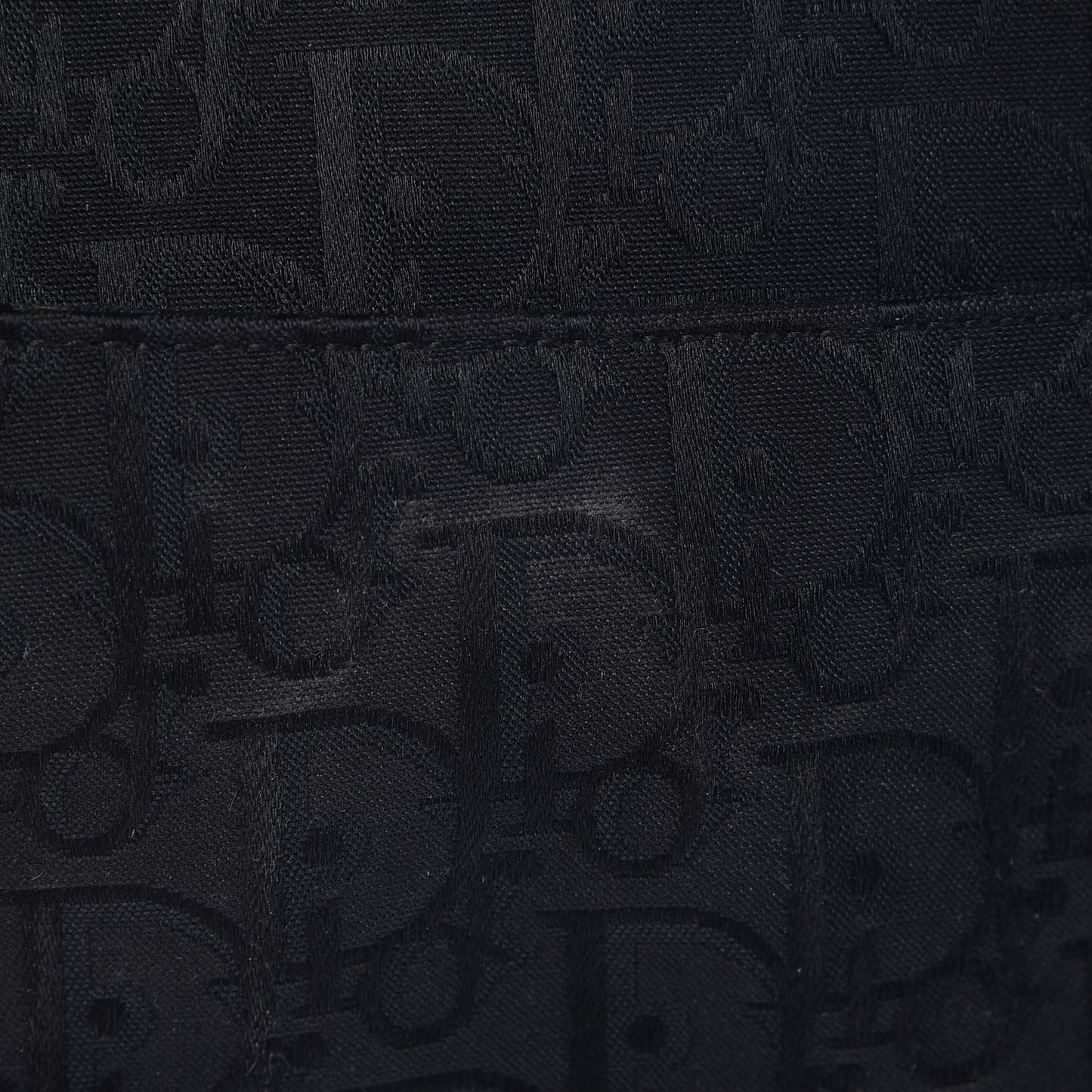 Monogram Saddle Bag Black