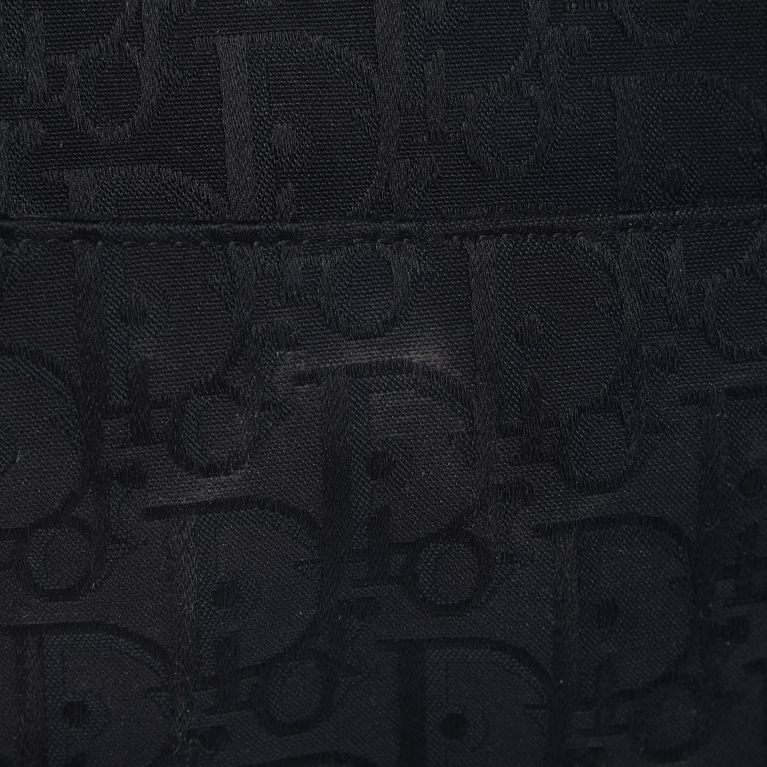 Christian Dior Monogram Saddle Bag Black 9 of 11