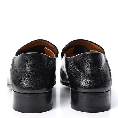 Gucci Goatskin Mens Horsebit Loafers 9 Black 5 of 10