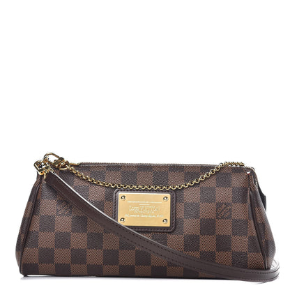 Louis Vuitton Damier Ebene Eva Clutch 1 of 7