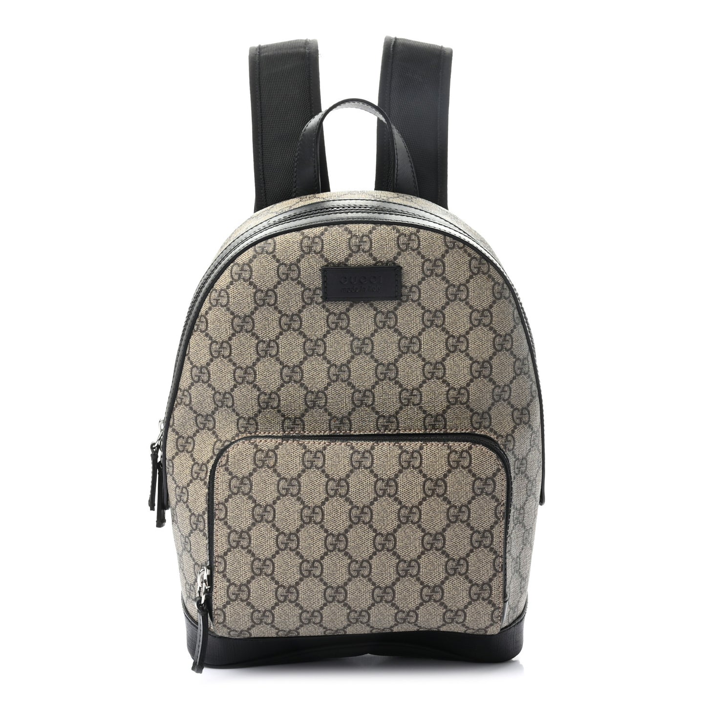 GG Supreme Monogram Small Eden Day Backpack Black
