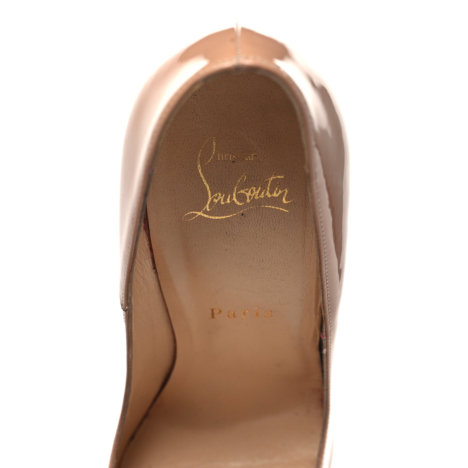 Christian Louboutin Patent So Kate 120 Pumps 38.5 Nude 7 of 14