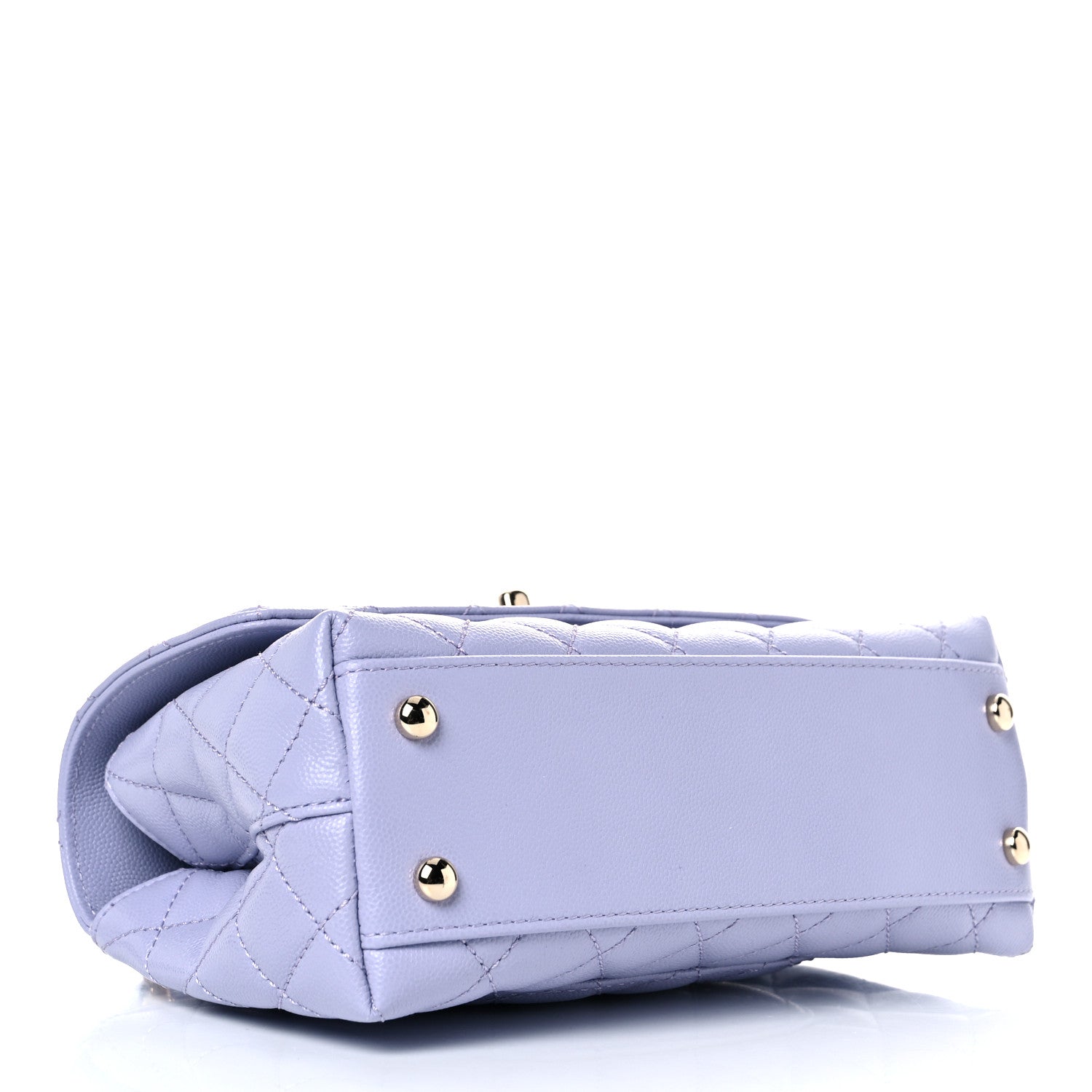 Chanel Caviar Quilted Mini Coco Handle Flap Light Purple 4 of 9