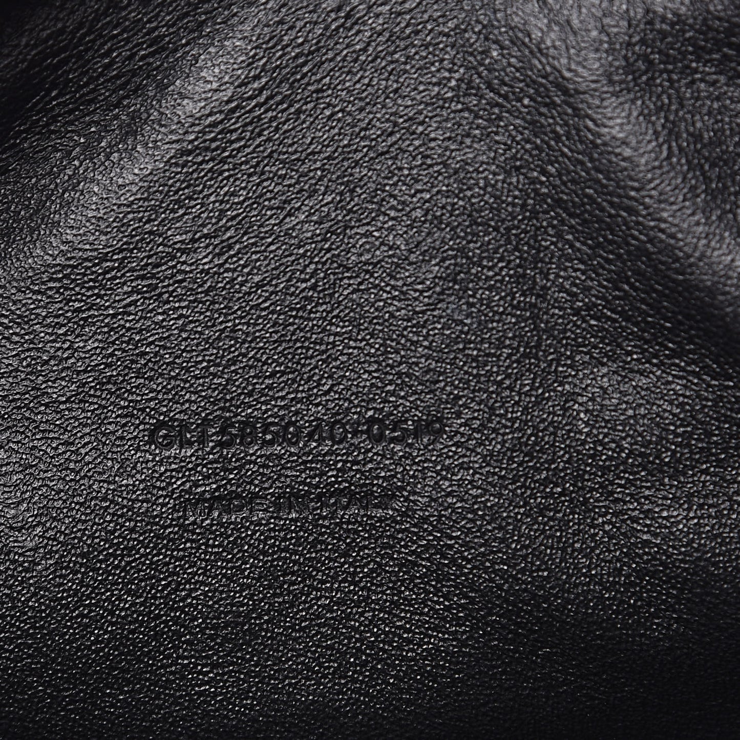 Grain De Poudre Matelasse Monogram Mini Lou Camera Bag Black