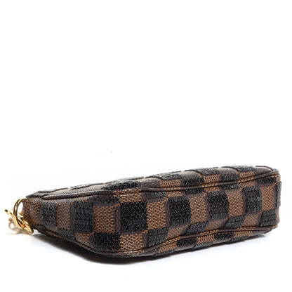 Louis Vuitton Damier Paillettes Mini Pochette Accessories Black 4 of 8