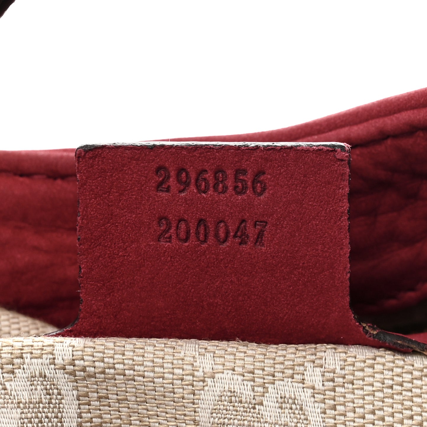 Nubuck Medium Soft Stirrup Shoulder Bag Red