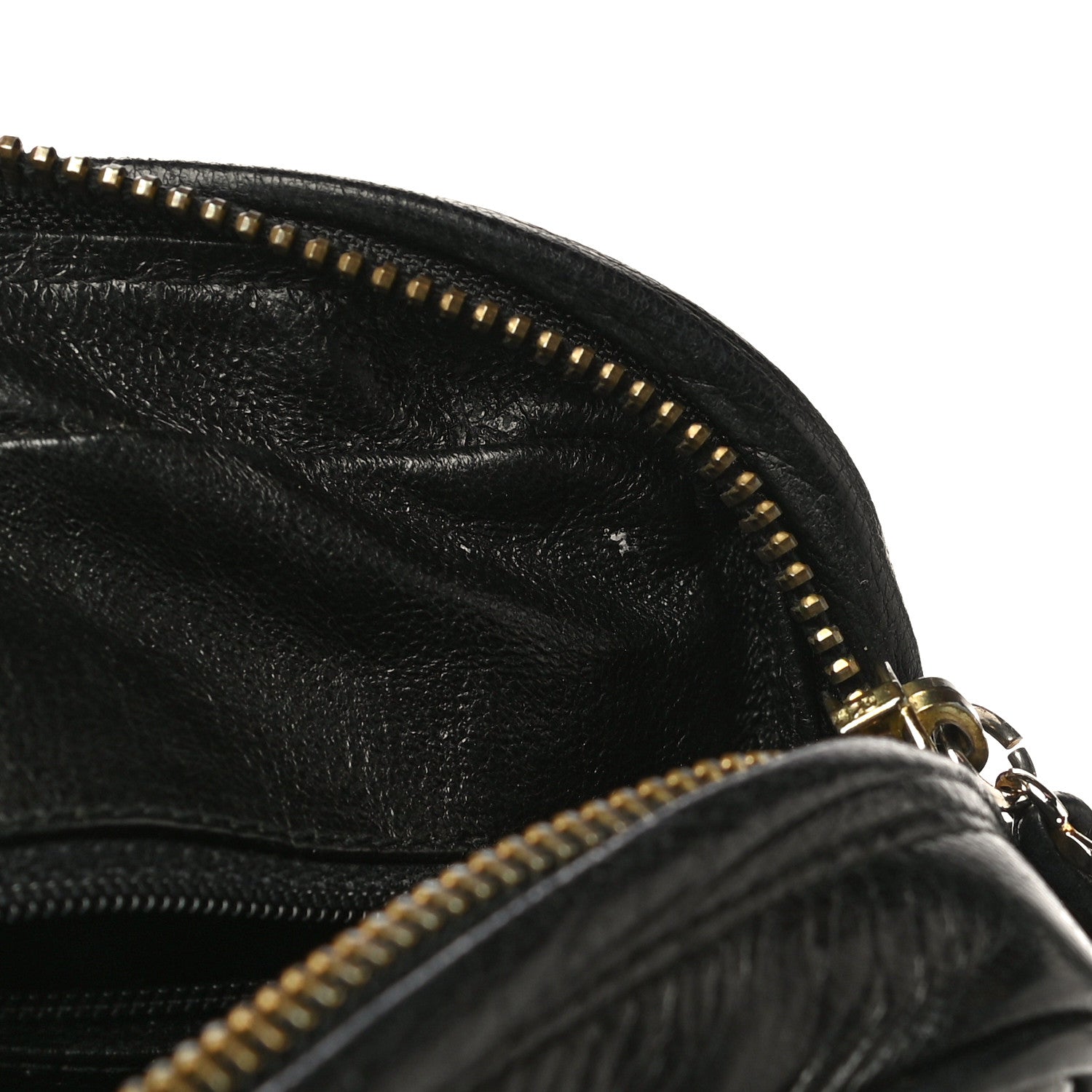 Chanel Lambskin Quilted CC Tassel Camera Case Black 12 of 14