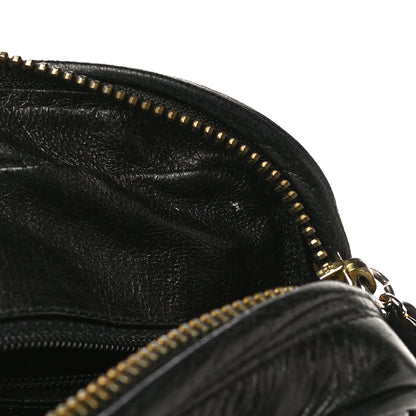 Chanel Lambskin Quilted CC Tassel Camera Case Black 12 of 14