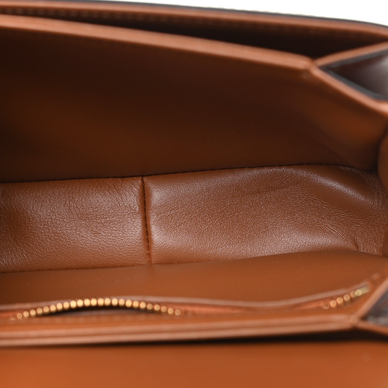 Celine Raffia Calfskin Teen Triomphe Natural Tan 5 of 8