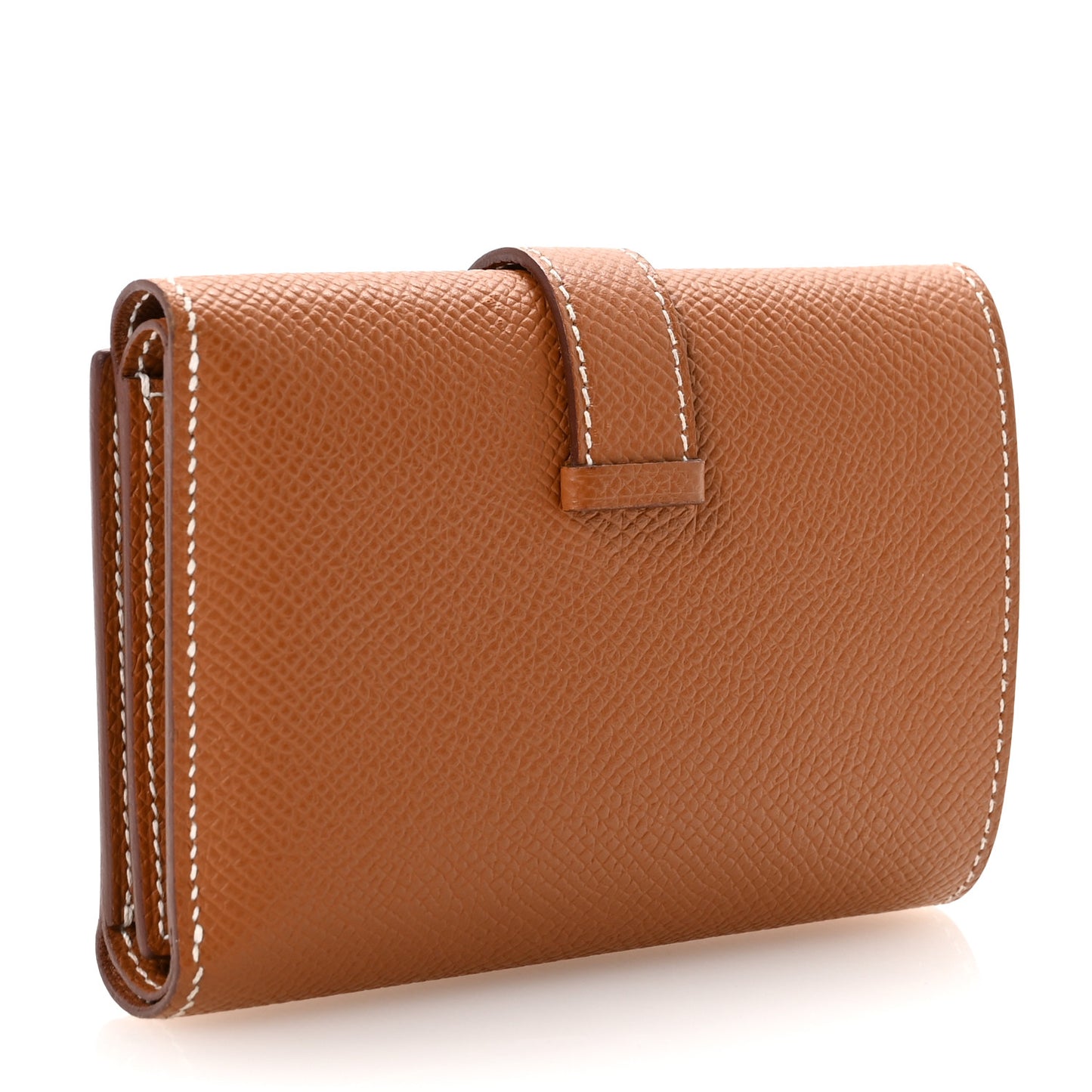 Epsom Tri-Fold Compact Bearn Wallet Gold