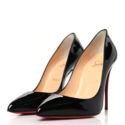 Christian Louboutin Patent Pigalle Follies 100 Pumps 39 Black 3 of 9