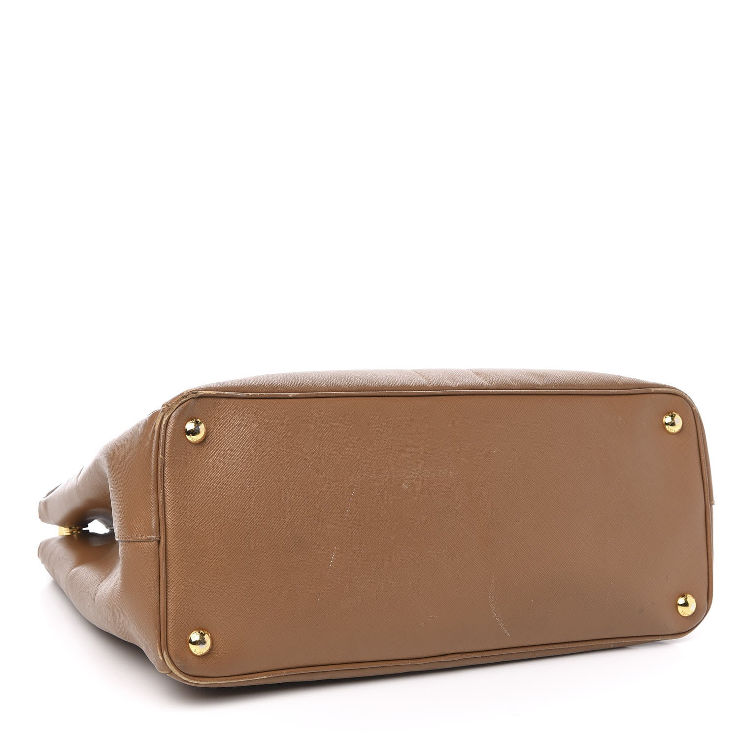 Prada Saffiano Large Galleria Double Zip Tote Caramel 4 of 20