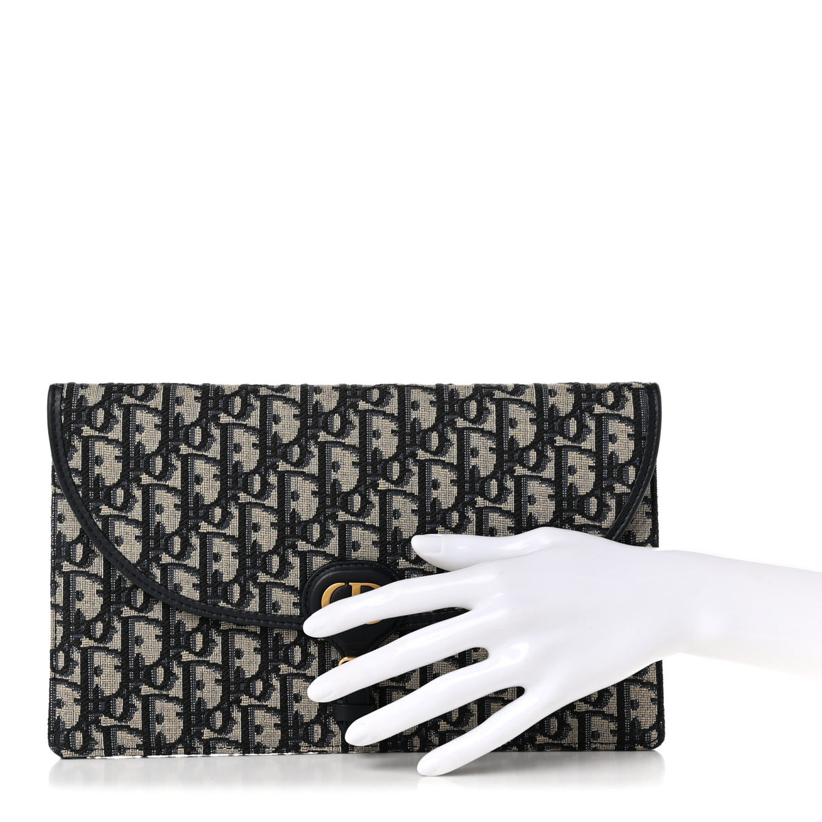 Christian Dior Oblique Bobby Pouch Blue 2 of 12