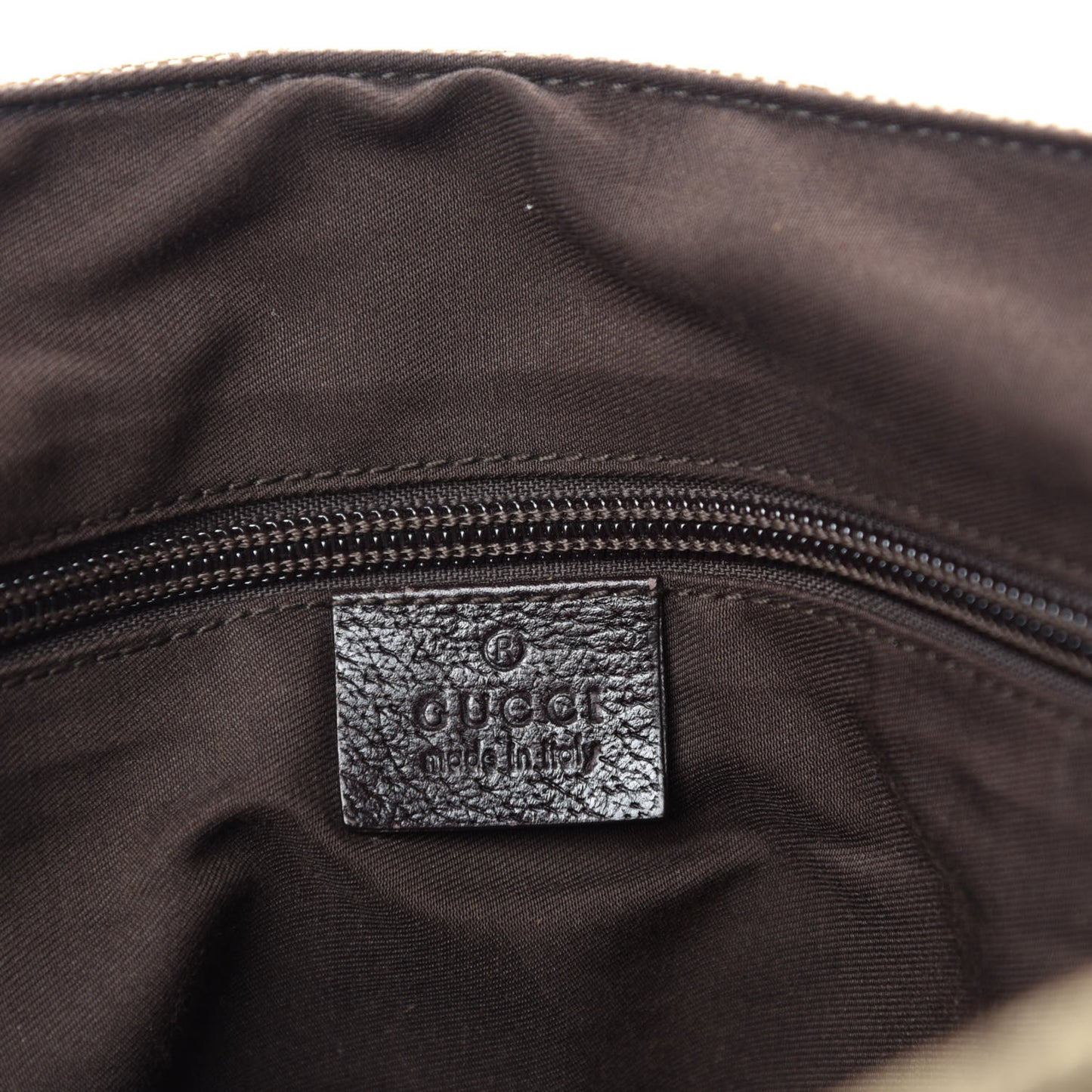 Monogram Small Flap Messenger Bag Beige Dark Brown