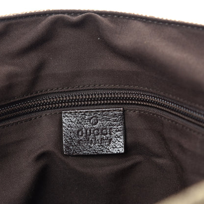 Gucci Monogram Small Flap Messenger Bag Beige Dark Brown 11 of 13