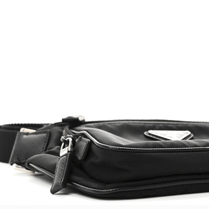 Prada Re-Nylon Saffiano Belt Bag Black 8 of 9