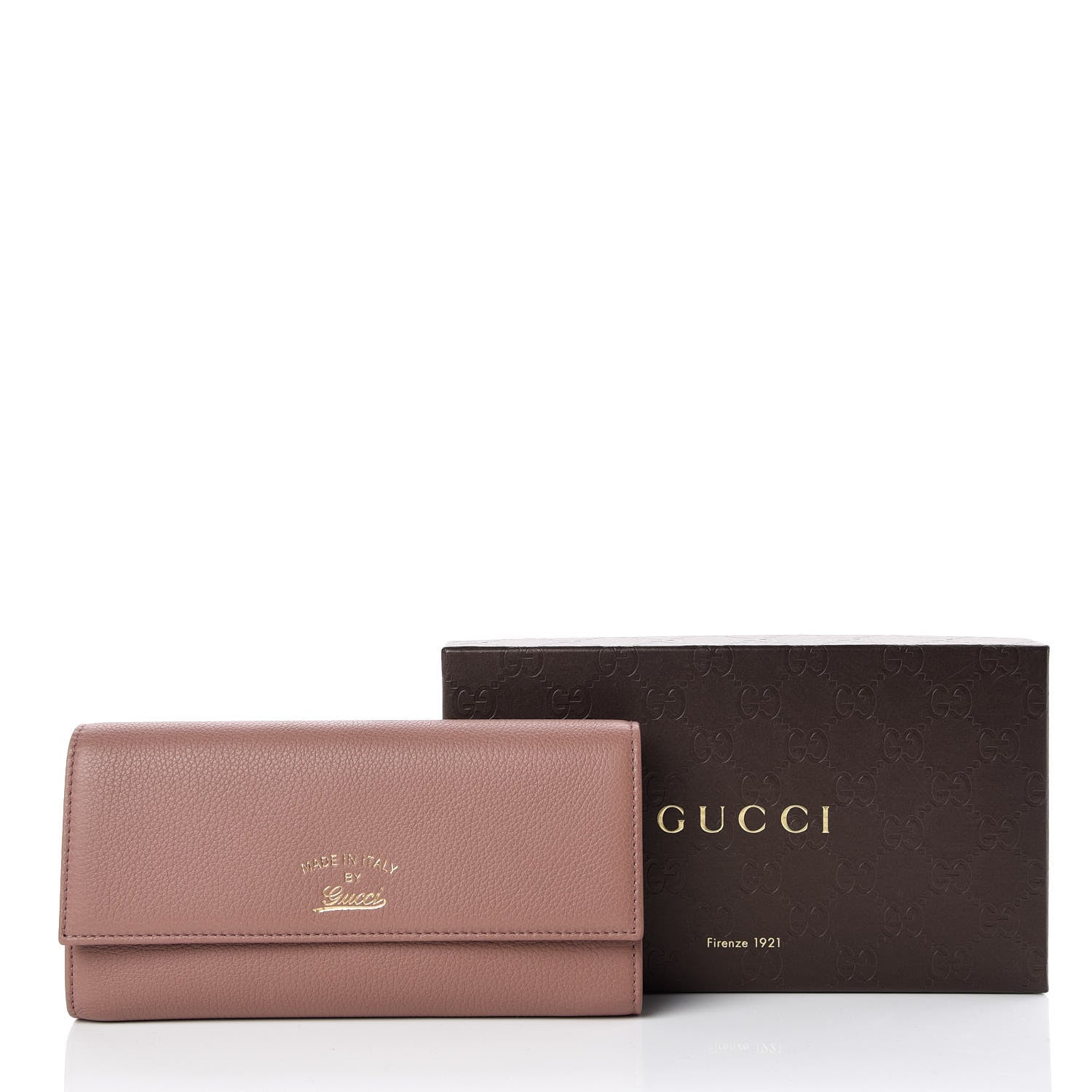 Gucci Dollar Calfskin Swing Continental Wallet Soft Pink 10 of 10
